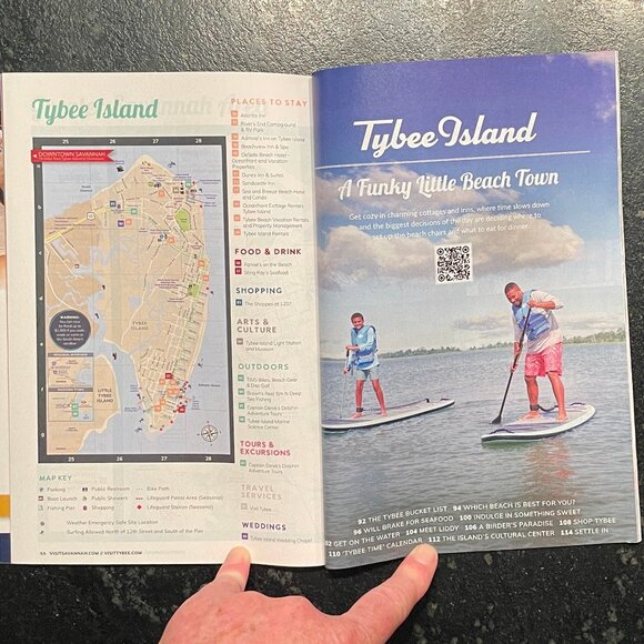 "Savannah and Tybee Beach" by Mark Lee, 2022 Paperback Book - Picture 13 of 13